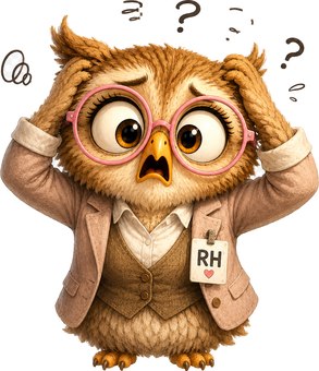 Claude le hibou devant trois mécanismes qu'on confond