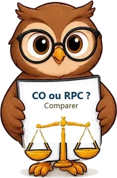 Le hibou de la balance compare le CO et les RPC